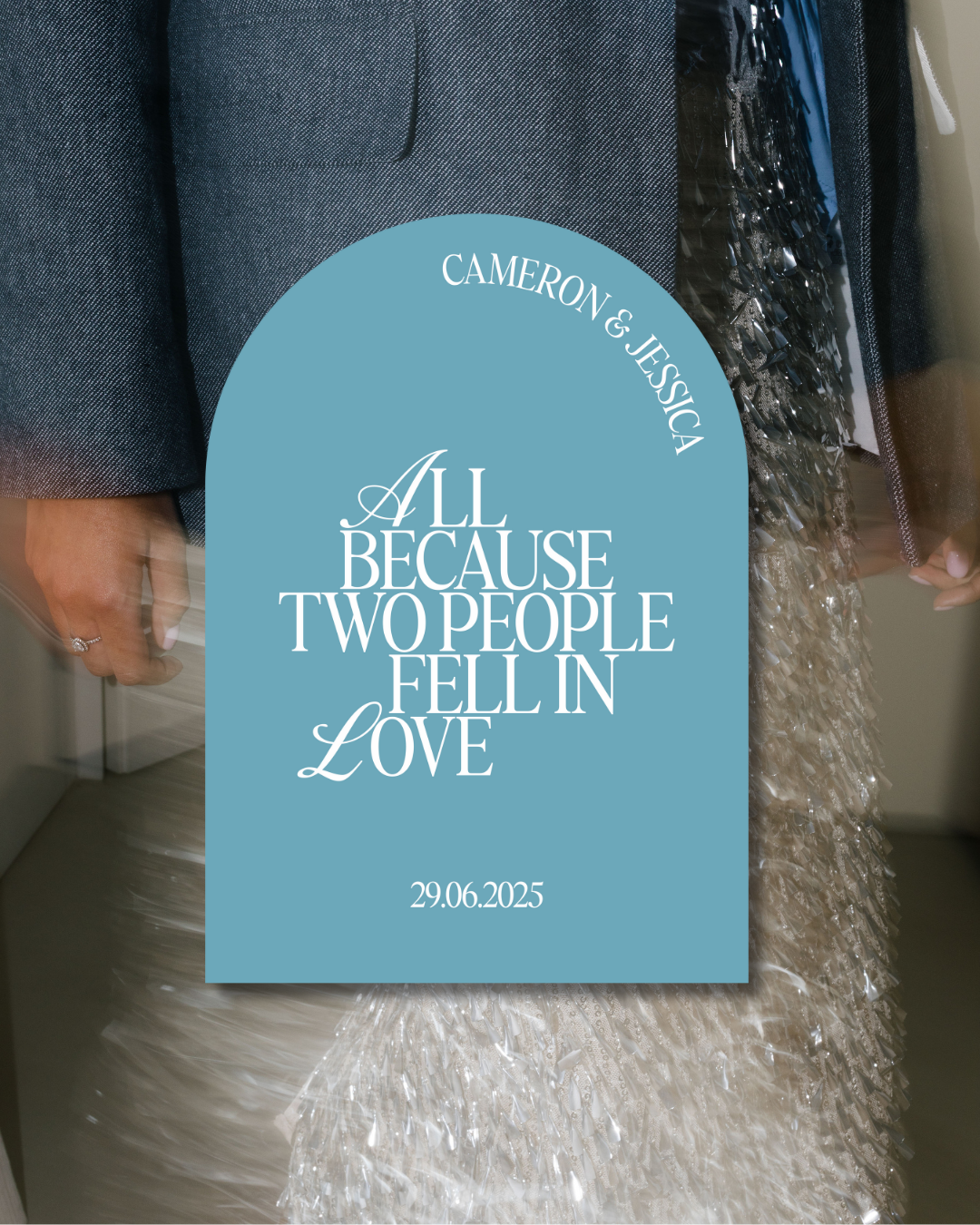 All Because Welcome Sign