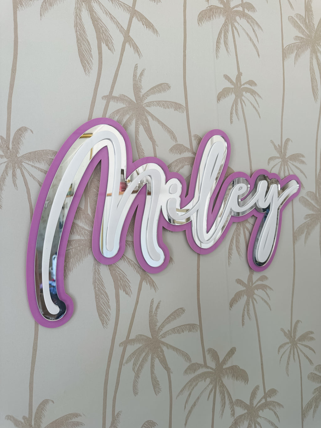 Triple Layered Acrylic Name Sign