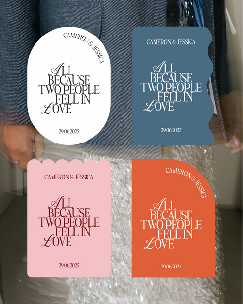 All Because Welcome Sign