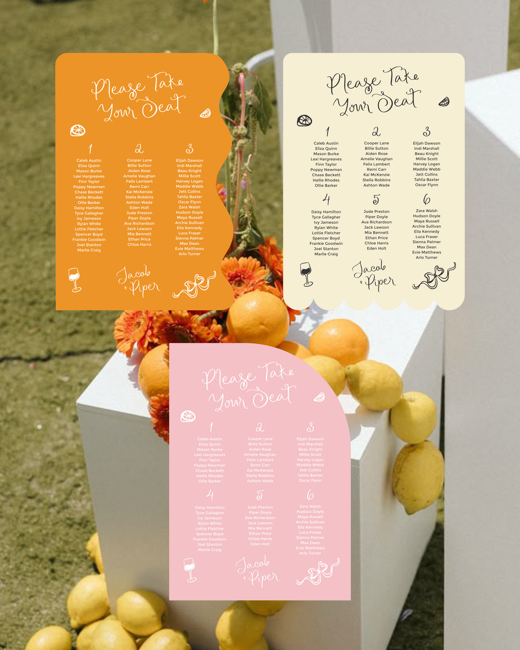 Florence Seating Chart