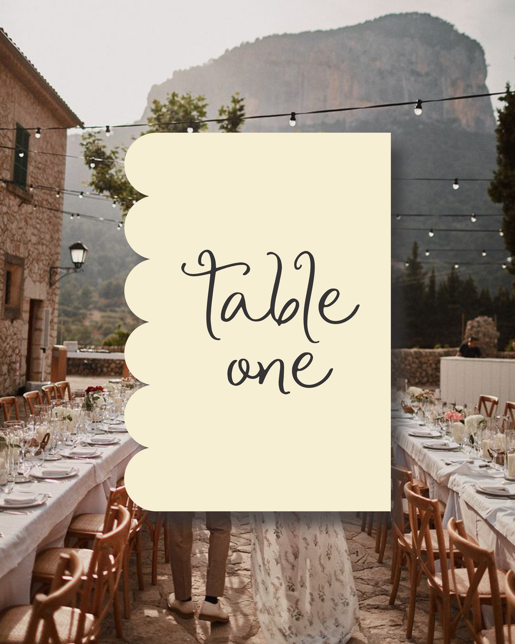 Florence Table Numbers