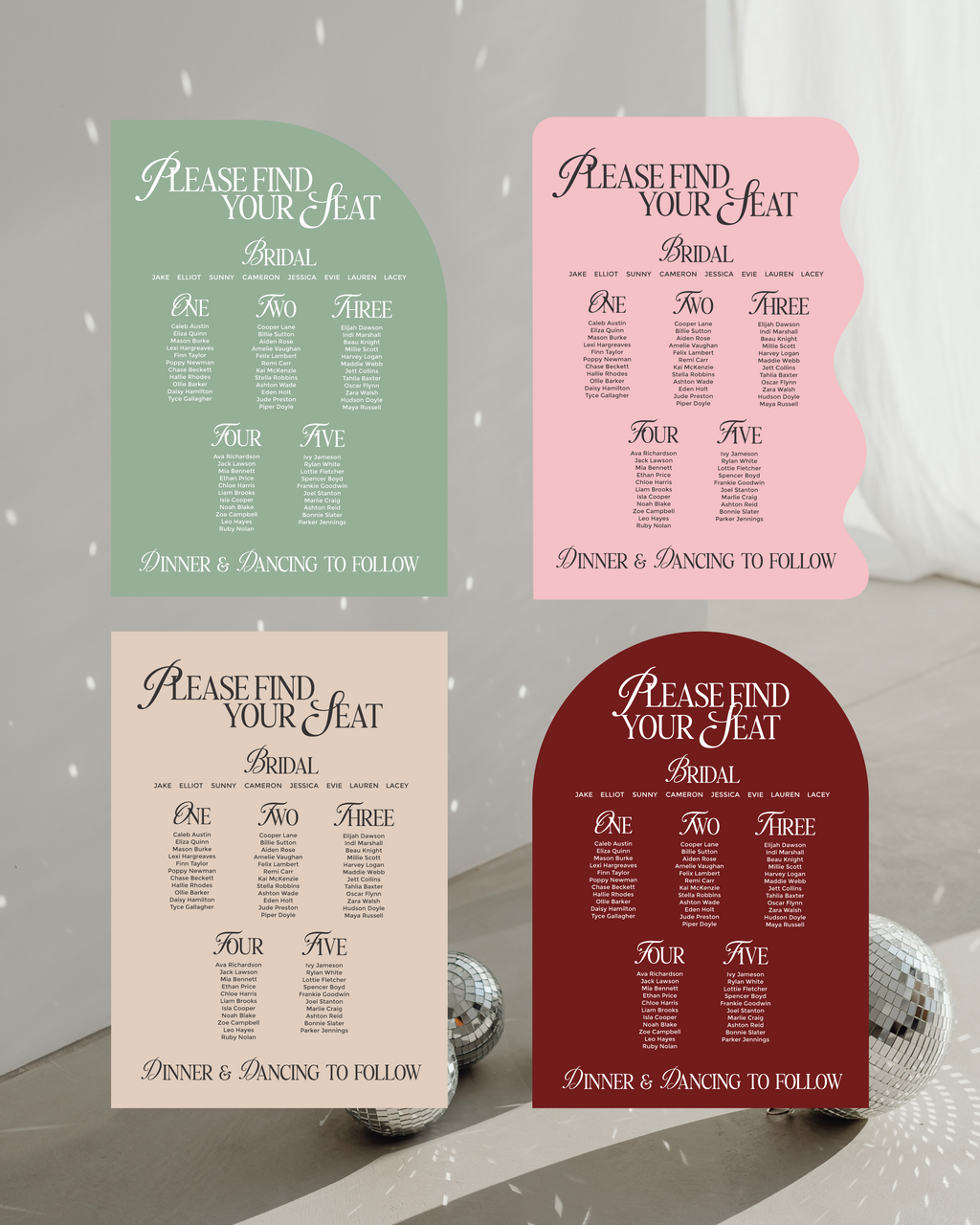 Juliette Seating Chart