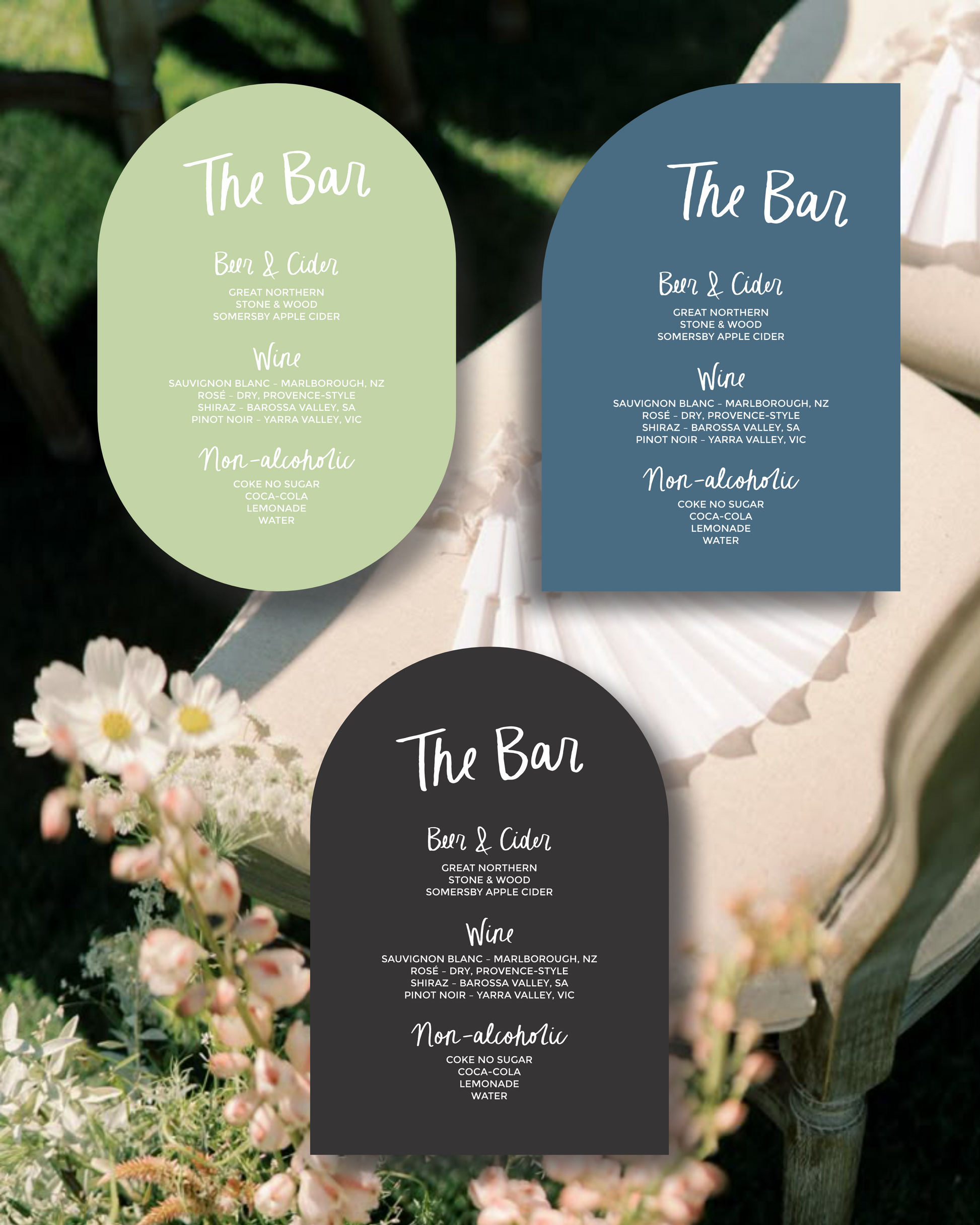 Melody Bar Menu