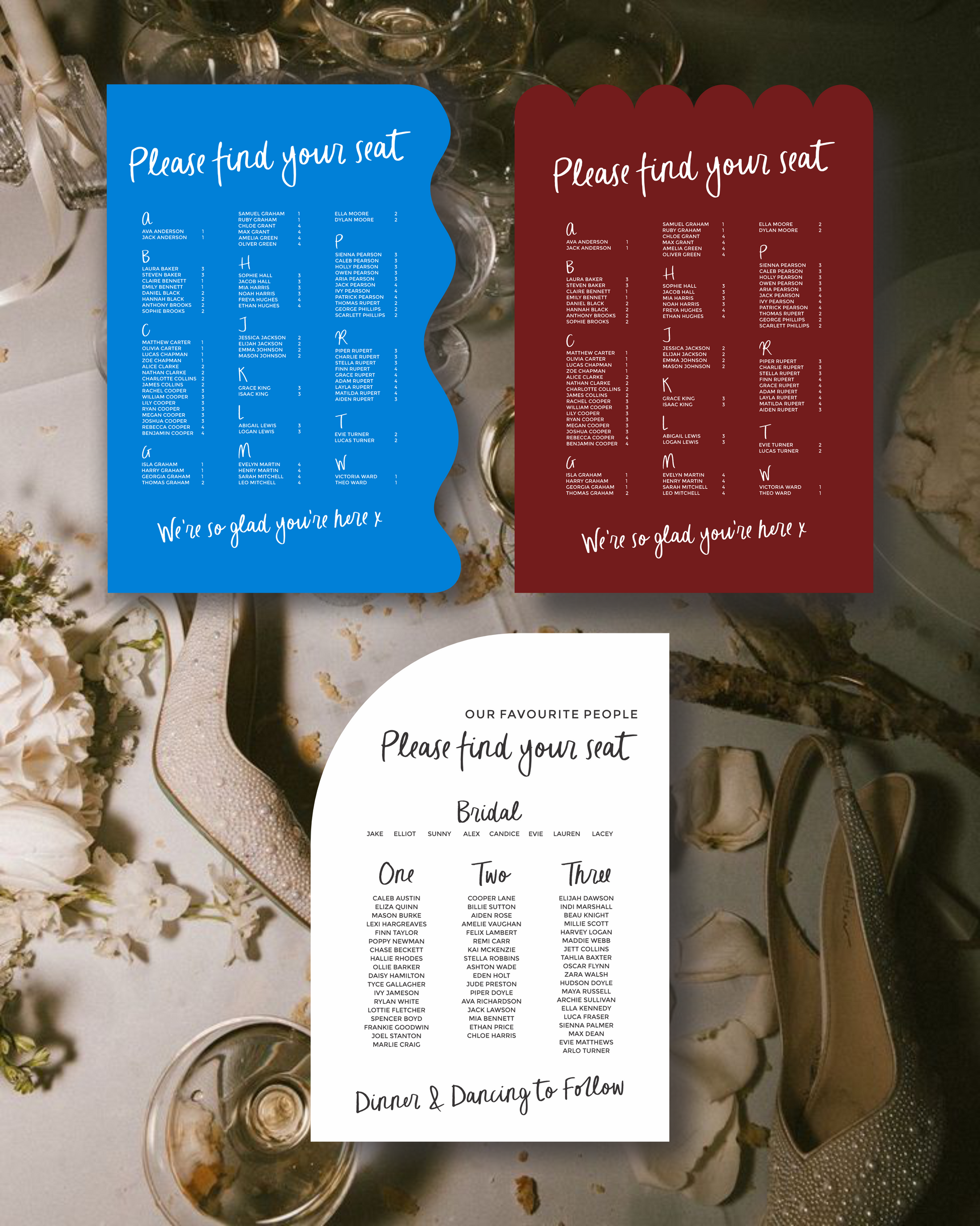 Melody Seating Chart