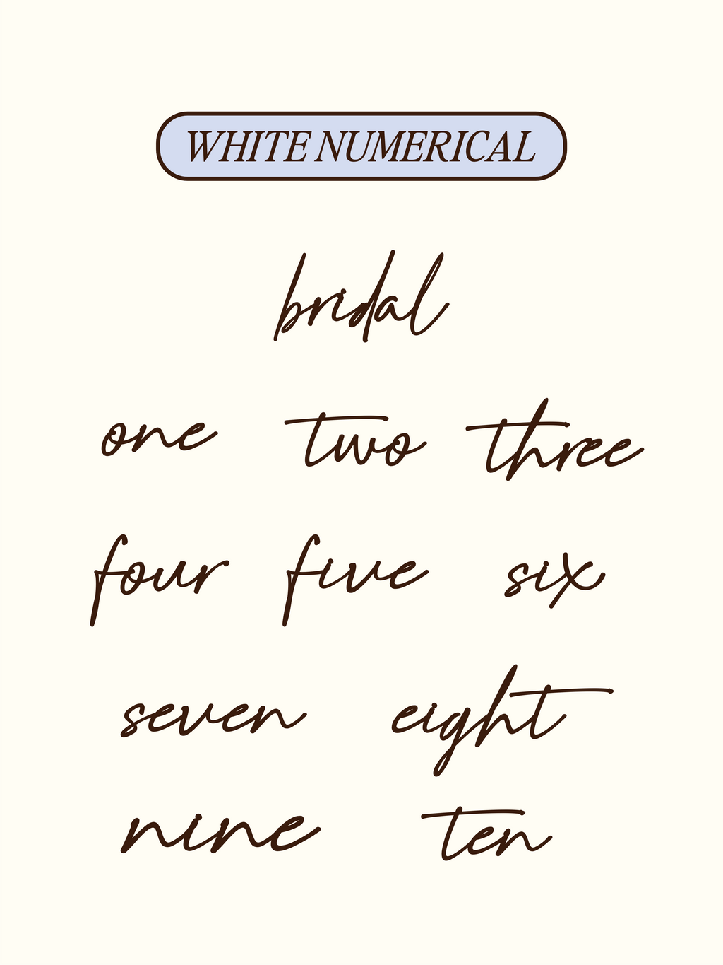 Travertine Table Numbers Hire