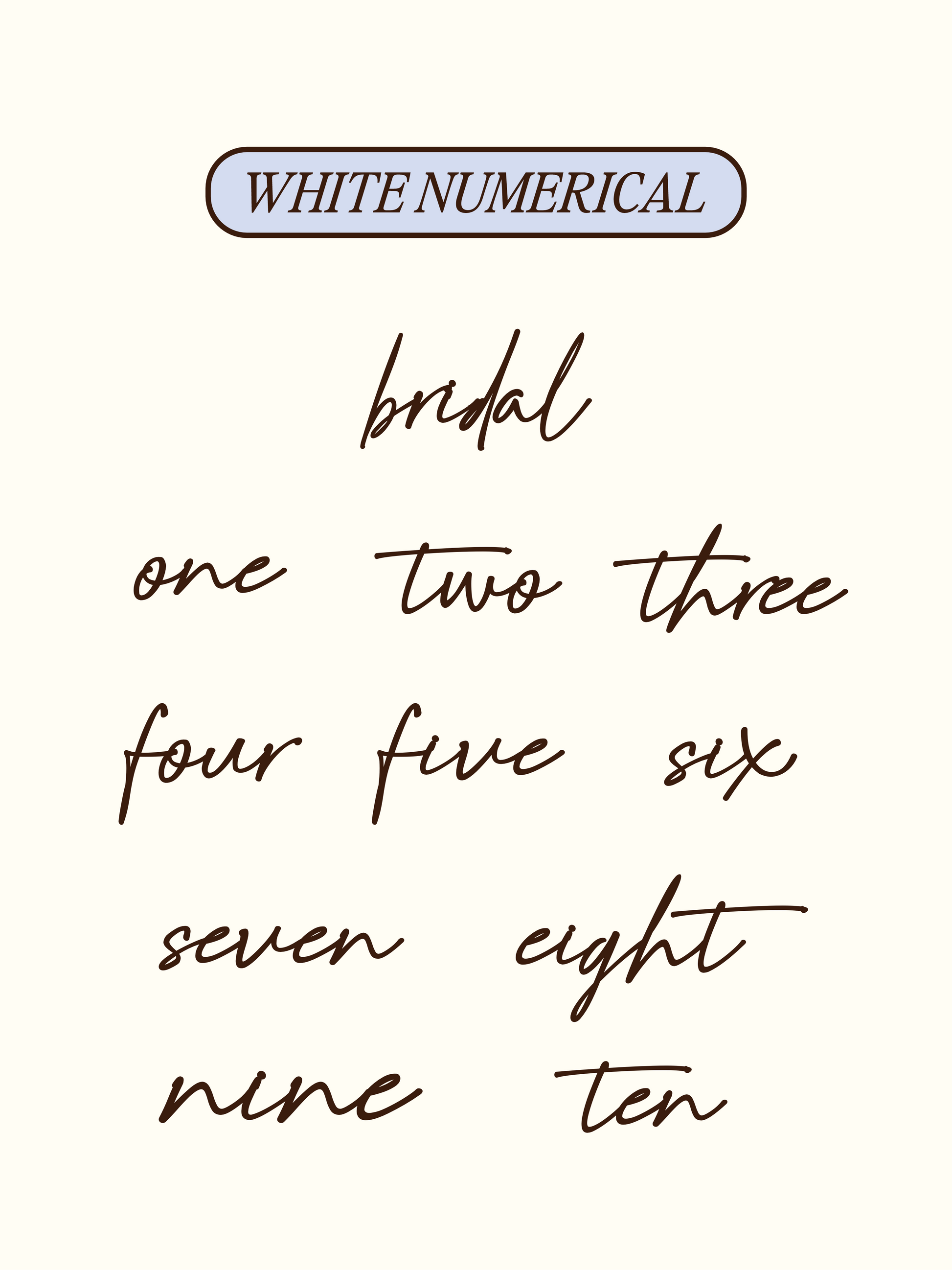 Travertine Table Numbers Hire